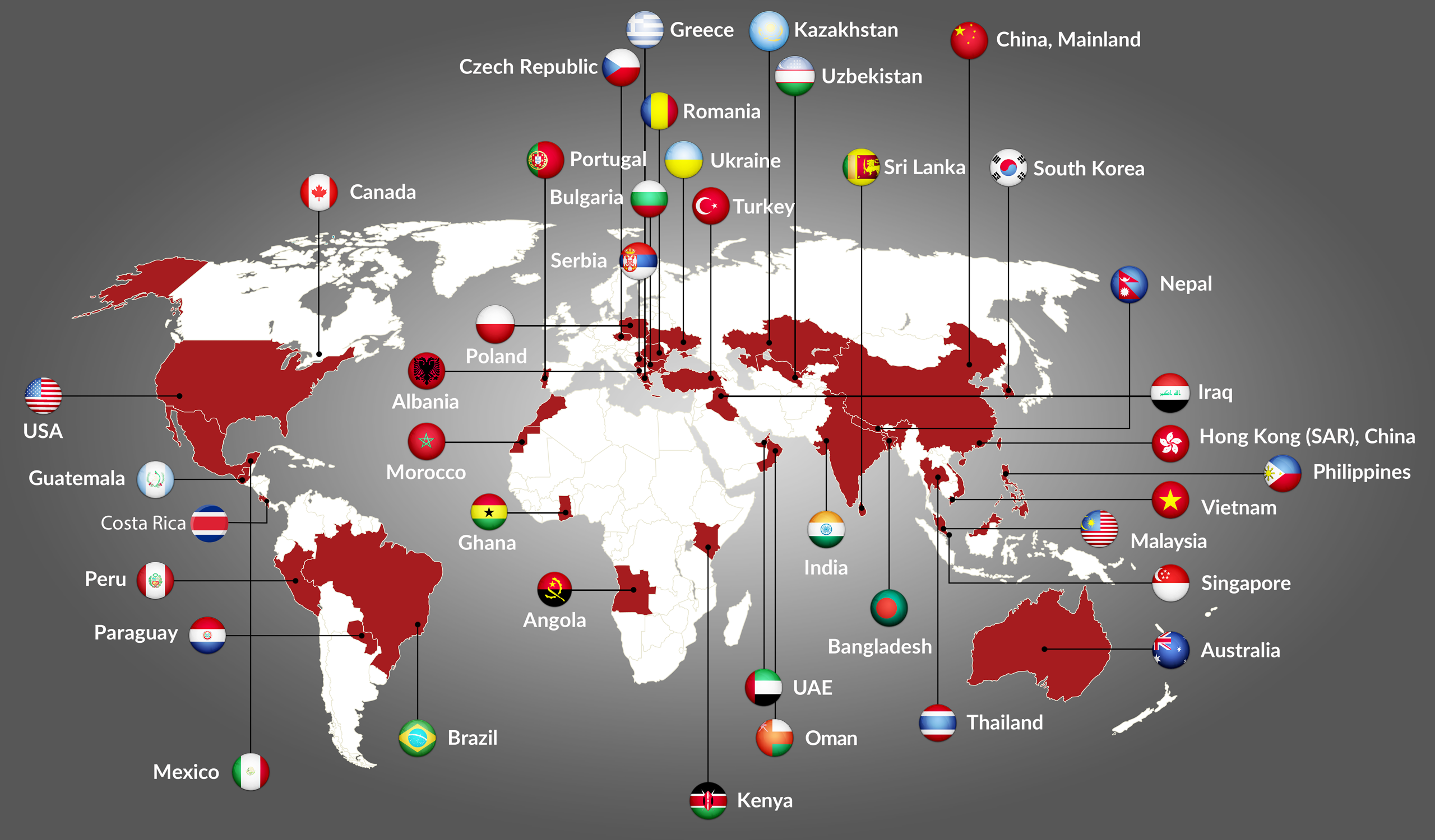 Maple Bear Global Schools Map